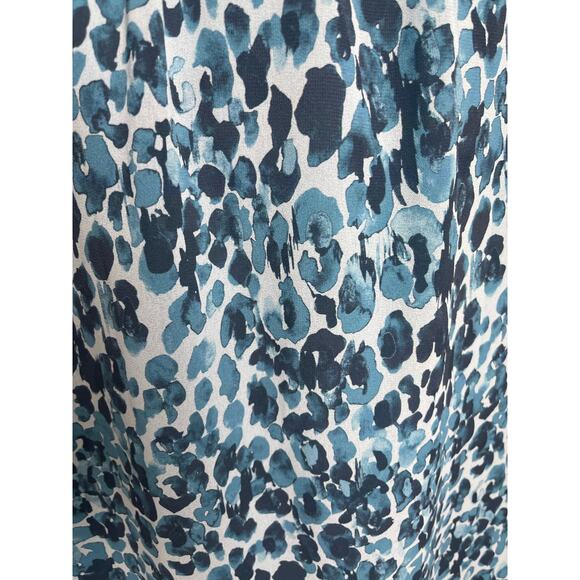 House of Harlow 1960 x Revolve Brena Dress Midi Blue Keyhole Boho Size Medium - Picture 8 of 13